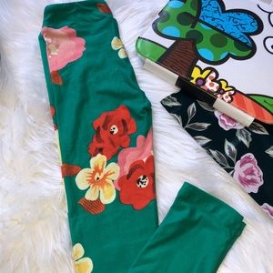 LuLaRoe Floral Leggings